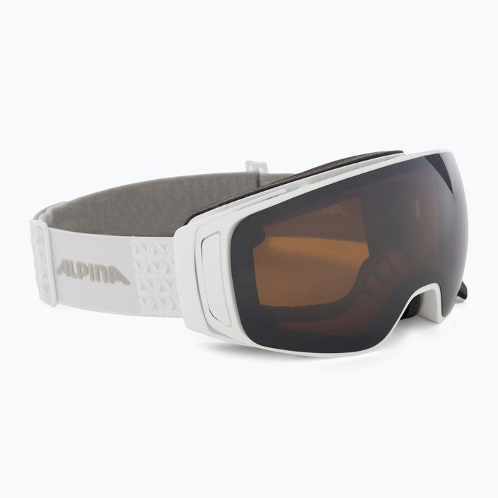 Ski goggles Alpina Double Jack Mag Q-Lite white gloss/mirror black 6