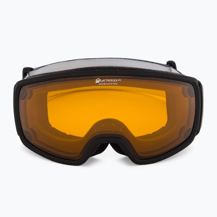 Ski goggles Alpina Double Jack Mag Q-Lite black matt/mirror black 2