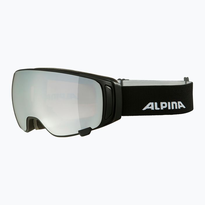 Ski goggles Alpina Double Jack Mag Q-Lite black matt/mirror black 7