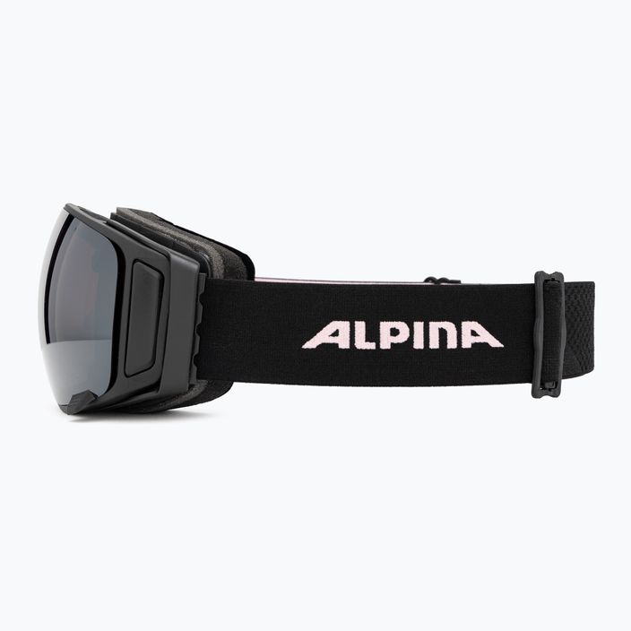 Ski goggles Alpina Double Jack Mag Q-Lite black/rose matt/mirror black 4