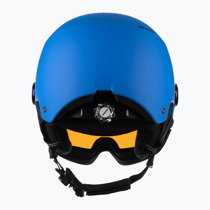 Children's ski helmets Alpina Zupo Visor Q-Lite blue matt 3