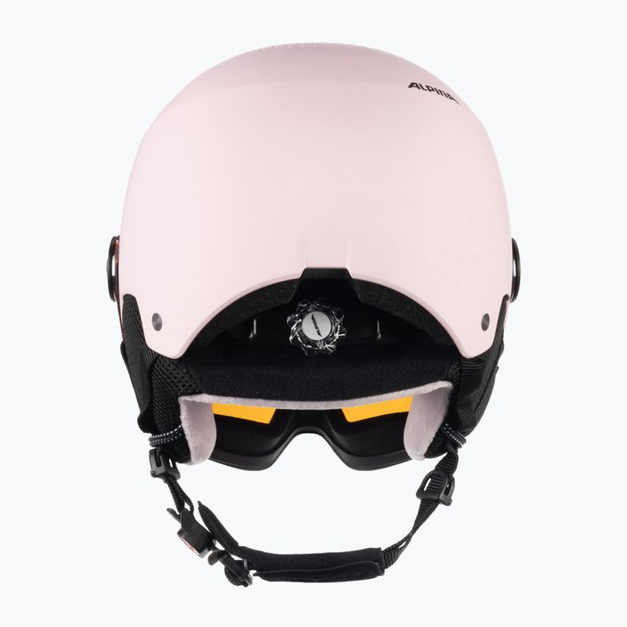 Children's ski helmets Alpina Zupo Visor Q-Lite rose matt 3