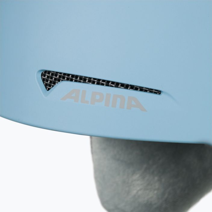 Children's ski helmets Alpina Zupo skyblue matt 7