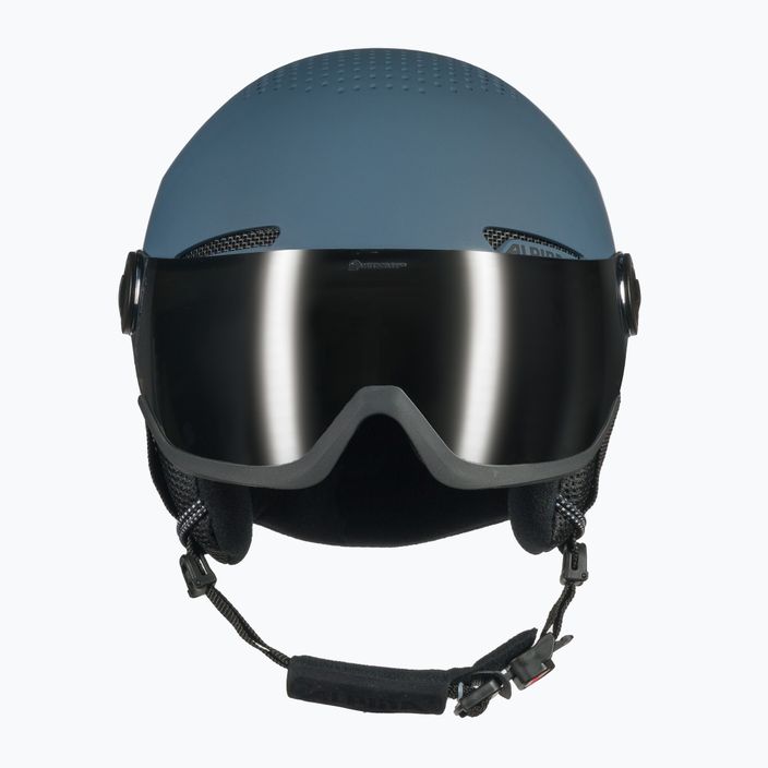 Ski helmet Alpina Arber Visor Q Lite ink matt 2