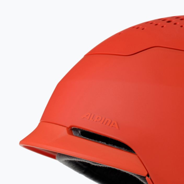 Ski helmet Alpina Gems pumpkin/orange matt 6