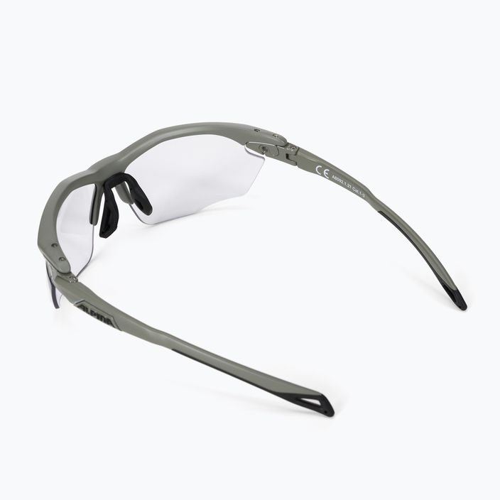 Bicycle goggles Alpina Twist Five Hr V moon-grey matt/black 2