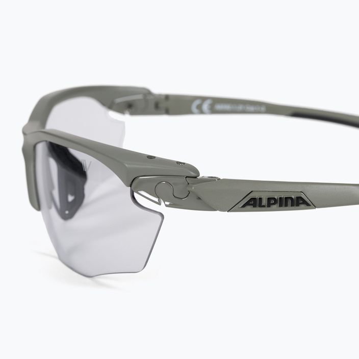 Bicycle goggles Alpina Twist Five Hr V moon-grey matt/black 4