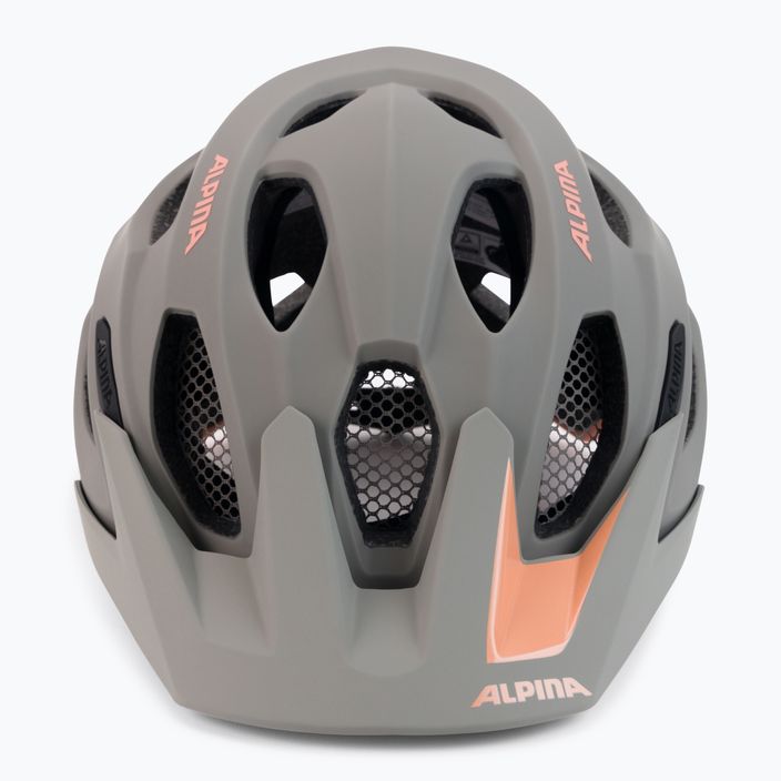 Bicycle helmet Alpina Carapax 2.0 moon grey peach matt 2