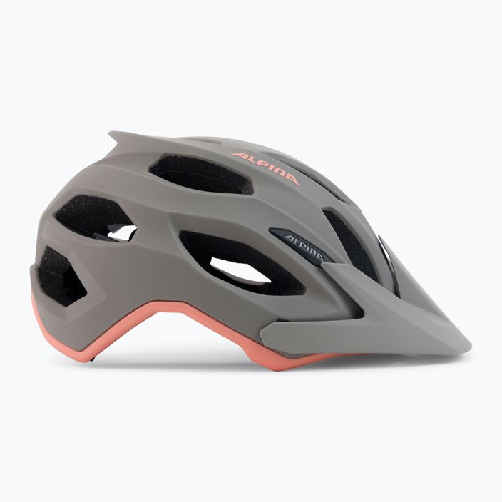 Bicycle helmet Alpina Carapax 2.0 moon grey peach matt 3