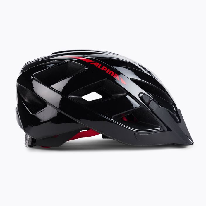 Bicycle helmet Alpina Panoma 2.0 black/red gloss 3