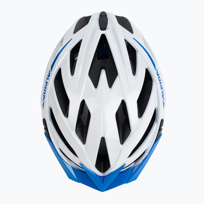 Bicycle helmet Alpina Panoma 2.0 white/blue gloss 6