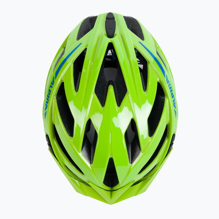 Bicycle helmet Alpina Panoma 2.0 green/blue gloss 6