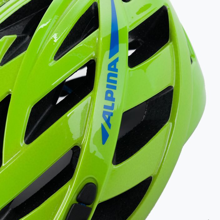 Bicycle helmet Alpina Panoma 2.0 green/blue gloss 7
