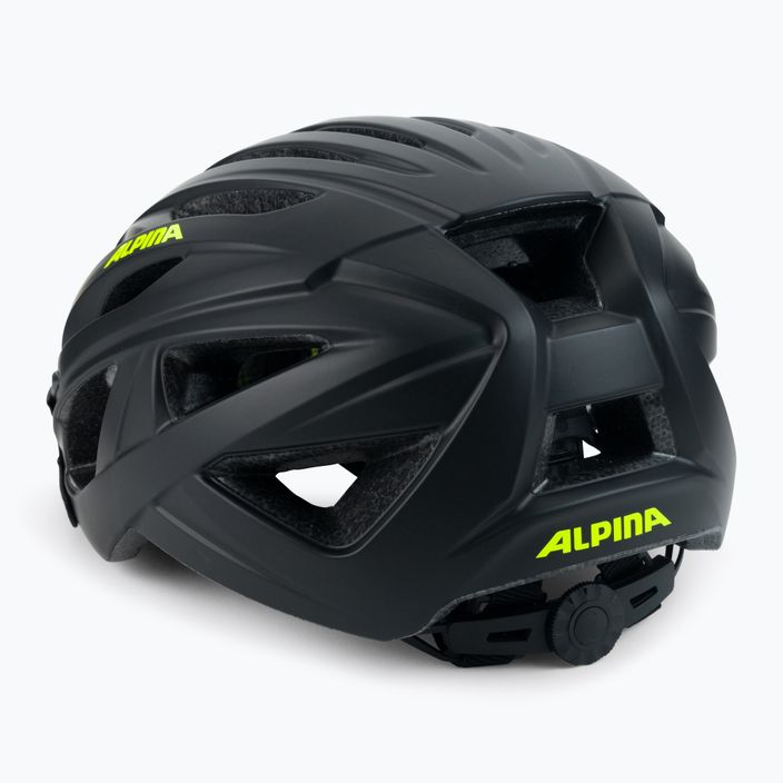 Bicycle helmet Alpina Parana black neon/yellow matte 4