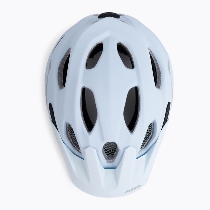 Children's bicycle helmet Alpina Carapax dove blue/grey matte 6