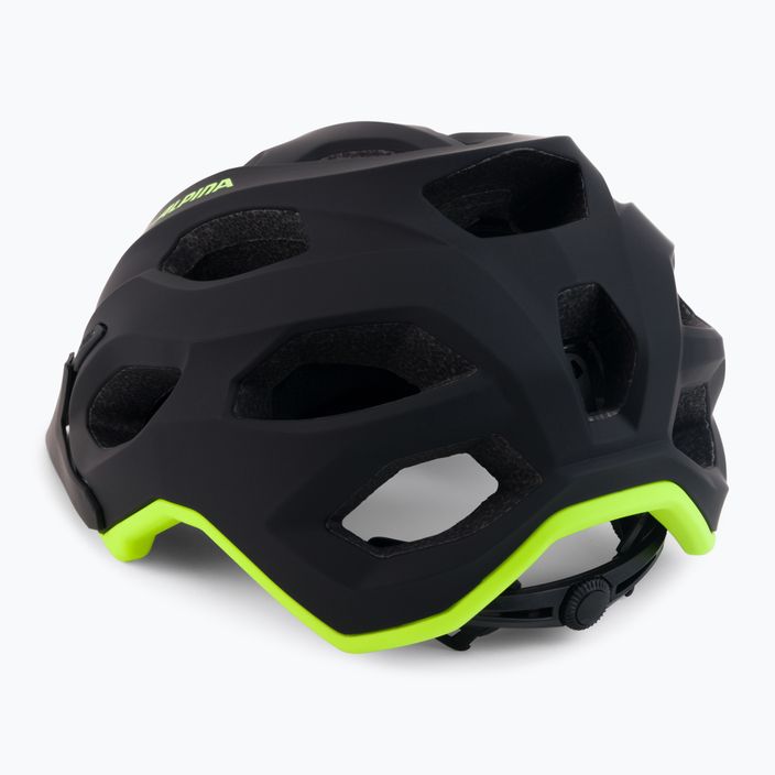 Bicycle helmet Alpina Carapax 2.0 black neon/yellow matte 4