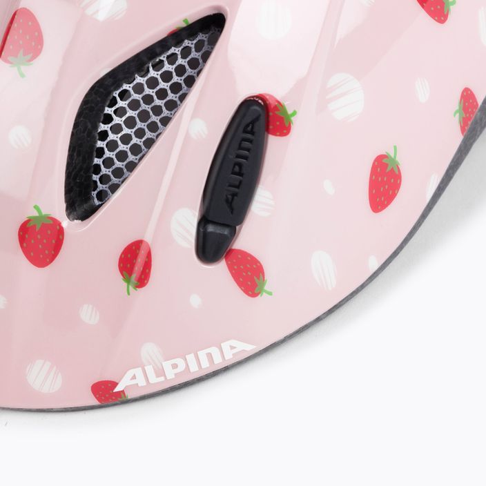 Children's bicycle helmet Alpina Ximo strawberry rose gloss 8