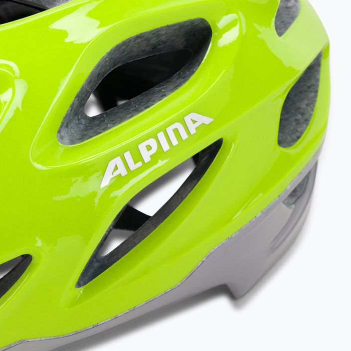 Bicycle helmet Alpina Mythos 3.0 L.E. be visible/silver gloss 7