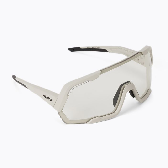 Bicycle goggles Alpina Rocket V cool grey matt/clear