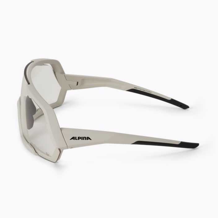 Bicycle goggles Alpina Rocket V cool grey matt/clear 4