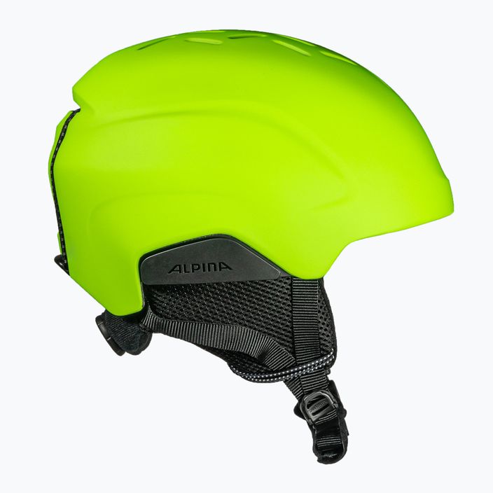 Children's ski helmets Alpina Pizi neon/yellow matt 4