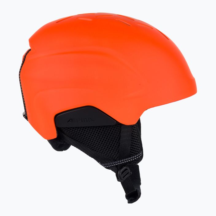 Children's ski helmets Alpina Pizi neon/orange matt 4