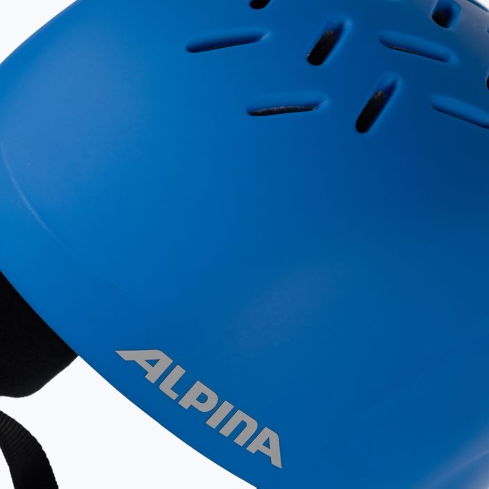 Children's ski helmets Alpina Pizi blue matt 7