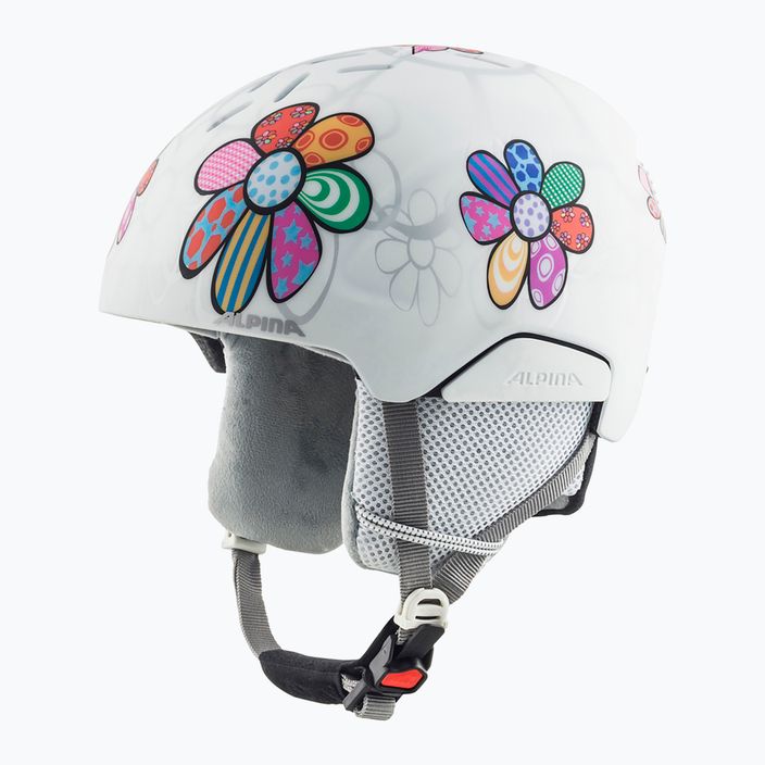Children's ski helmets Alpina Pizi patchwork/flower matt 9