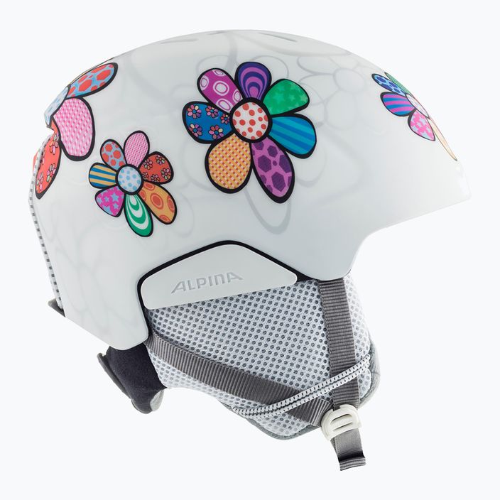 Children's ski helmets Alpina Pizi patchwork/flower matt 11