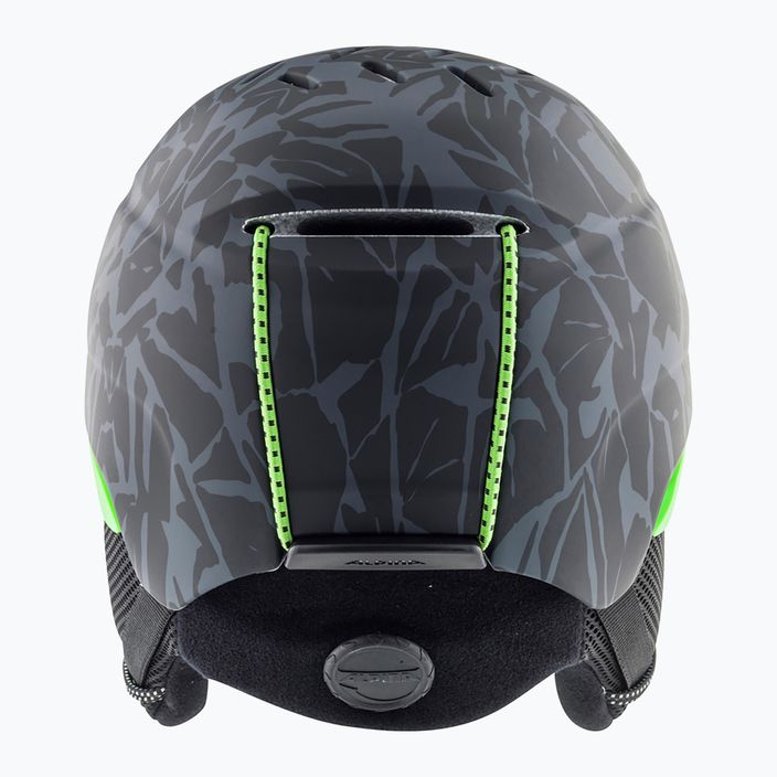 Children's ski helmets Alpina Pizi black/green camo matt 13