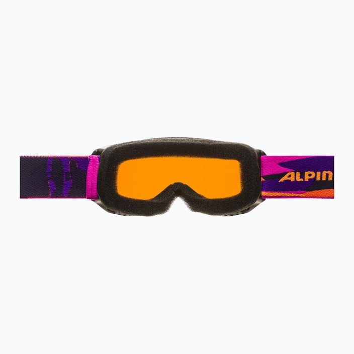 Alpina Piney black/pink matt/orange children's ski goggles 3