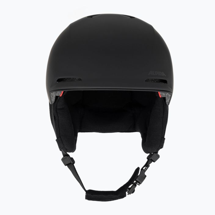 Alpina Brix black matte ski helmet 2