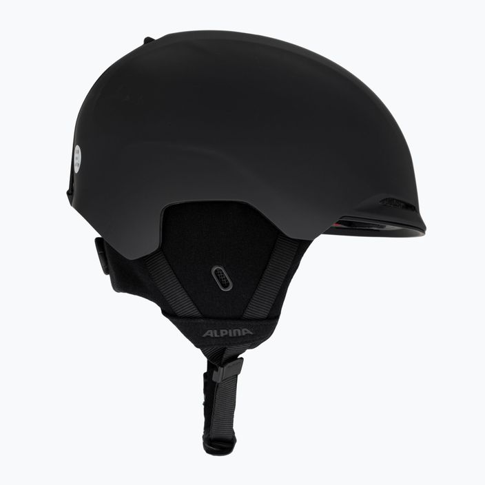 Alpina Brix black matte ski helmet 4