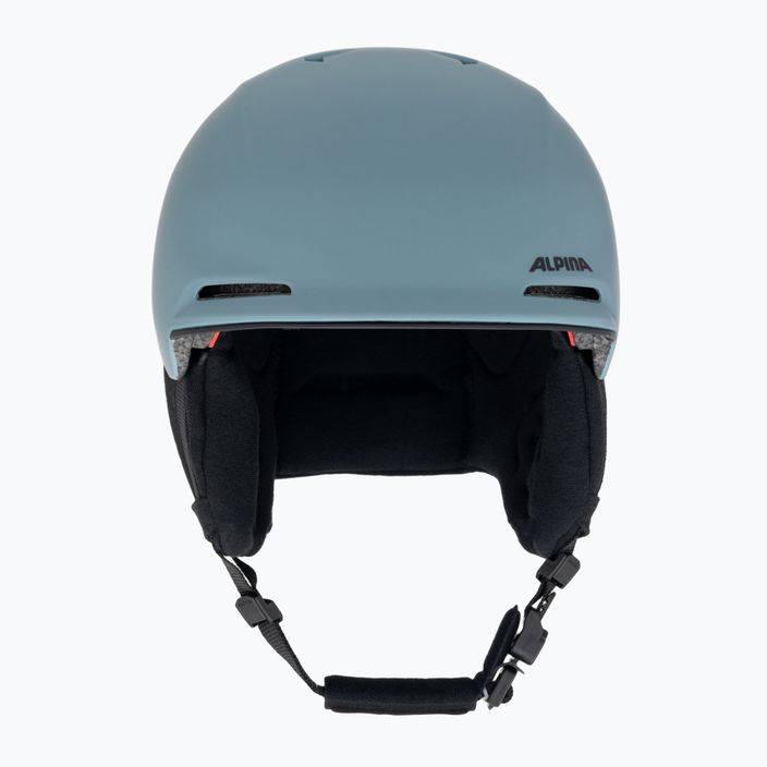 Alpina Brix dirt/blue matt ski helmet 2