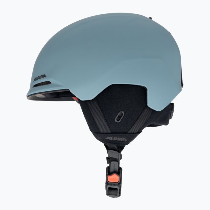 Alpina Brix dirt/blue matt ski helmet 5