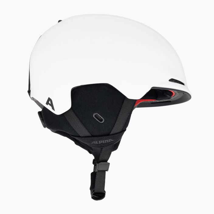 Alpina Brix white/metallic matt ski helmet 4