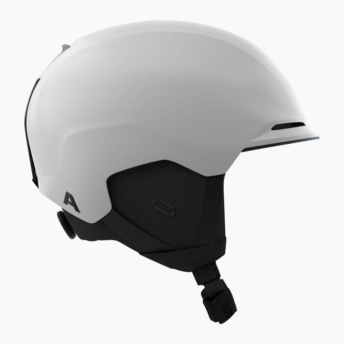 Alpina Brix white/metallic matt ski helmet 9