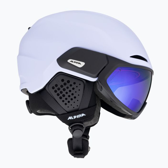 Alpina Alto Q-Lite ski helmet lilac/black matt 4