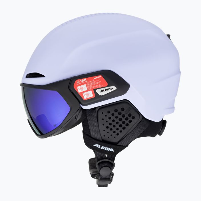 Alpina Alto Q-Lite ski helmet lilac/black matt 5