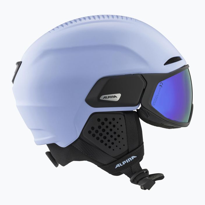 Alpina Alto Q-Lite ski helmet lilac/black matt 9
