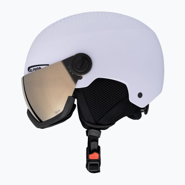 Alpina Arber Visor Q Lite ski helmet lilac matt 5