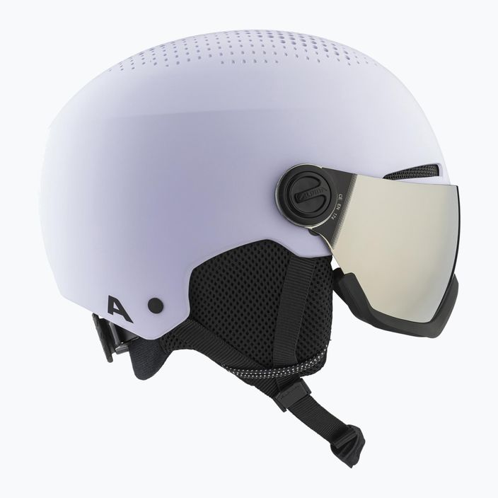 Alpina Arber Visor Q Lite ski helmet lilac matt 9