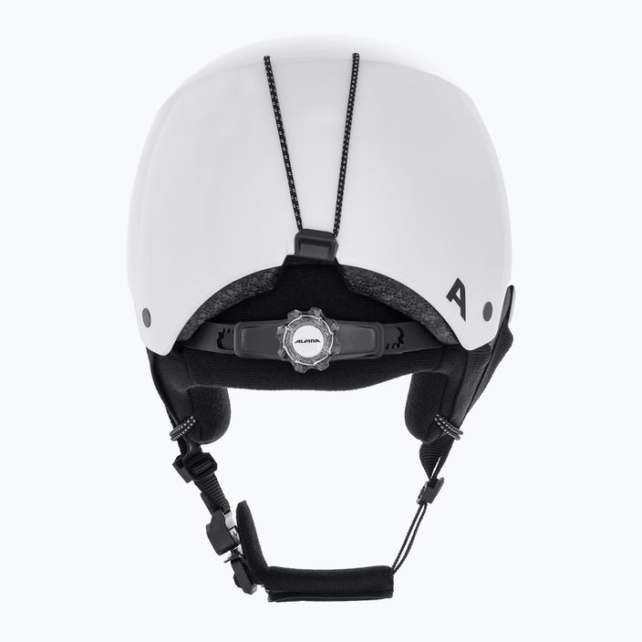 Alpina Arber white/metallic gloss ski helmet 3
