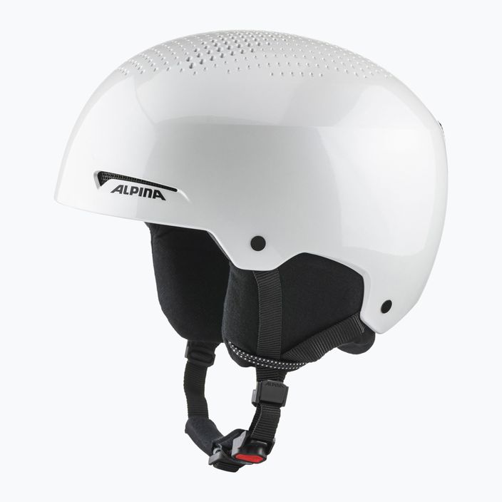 Alpina Arber white/metallic gloss ski helmet 7