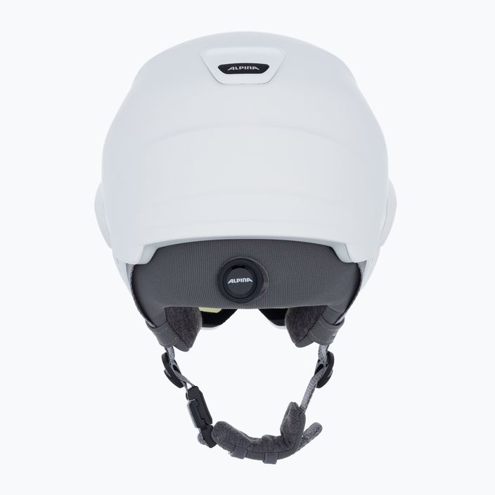 Alpina Alto Q-Lite white matt/blue revo ski helmet 3