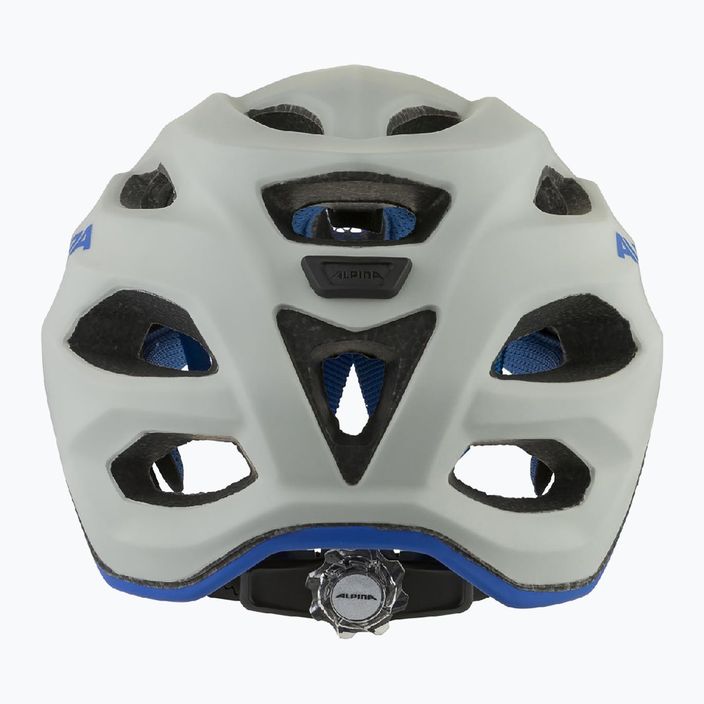 Children's bike helmet Alpina Carapax smoke grey/blue matt 9
