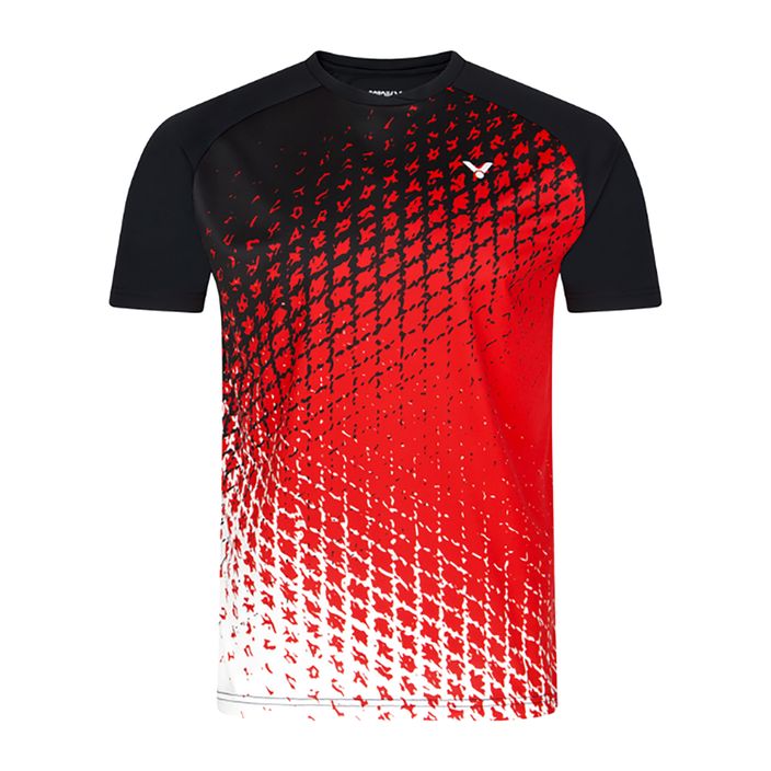 Men's tennis shirt VICTOR T-33105 CD red/black 2