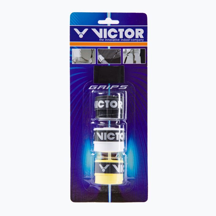 Badminton racket wraps VICTOR Overgrip Pro 3 pcs black 171802 2