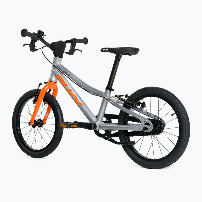 PUKY LS Pro 16 silver-orange bicycle 4420 3