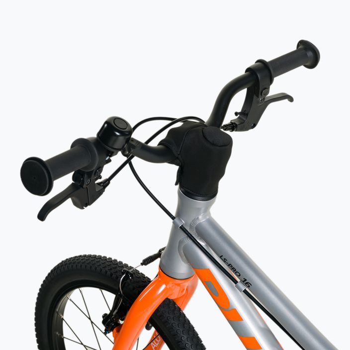 PUKY LS Pro 16 silver-orange bicycle 4420 5
